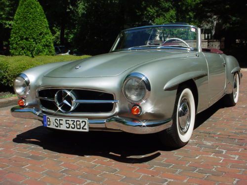 Beautiful 1962 mercedes 190sl roadster in memphis,tn -64k miles- 2 tops-no res~