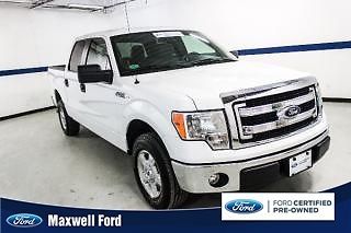 13 ford f-150 xlt crew cab, all power, certified preowned 1 owner!