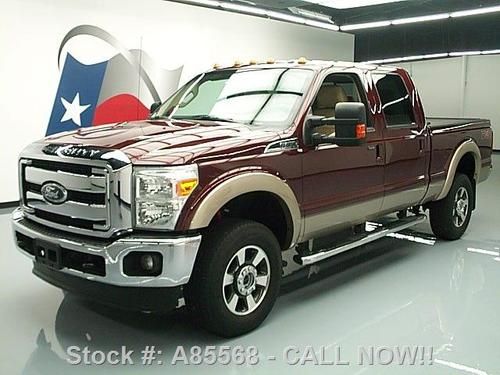 2011 ford f-350 lariat crew 4x4 fx4 climate leather 59k texas direct auto