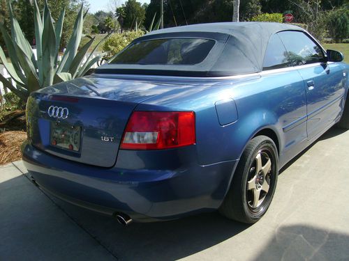 2004 blue audi a4 convertible, automatic, 131,000 miles