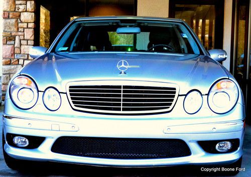 06 mercedes benz e55 amg kompressor, silver, loaded &amp; clean 469hp supercharged