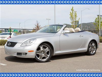2008 lexus sc 430: one-owner california vehicle, offered by mercedes-benz dealer