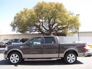 King ranch crew heated leather 6 cd sunroof 5.4l triton v8 2wd 20 inch alloys
