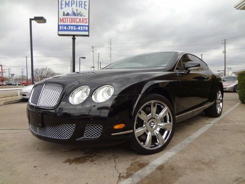 2008 bentley continental gt coupe 24k miles carfax 1 owner nav, rear cam