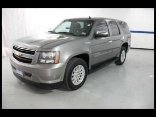 08 chevy tahoe hybrid 4x2 4 door leather, navigation, sunroof, dvd player!