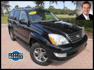 2009 lexus gx 470 4wd 4dr navigation backup cam heated leather 4x4 clean carfax