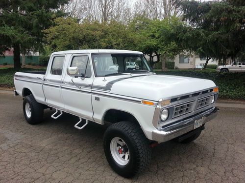 1974 ford f-250 crew cab 4x4 highboy auto v8 460 worldwide no reserve auction