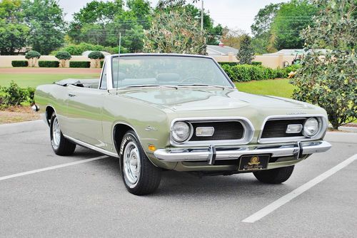 Absoulty amazing 1969 plymouth barracuda convertible with a.c p.s must see drive
