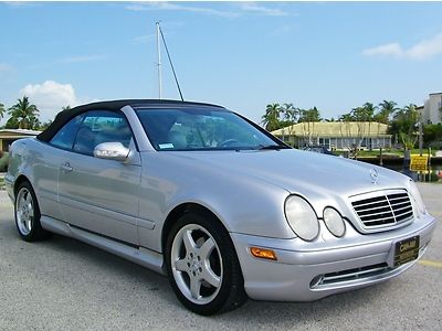 Extra clean! low miles! mercedes clk430 conv! htd sts! amg sport pkg! call now!!