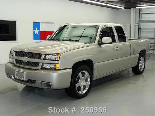 2005 chevy silverado ss ext cab awd sunroof leather 51k texas direct auto