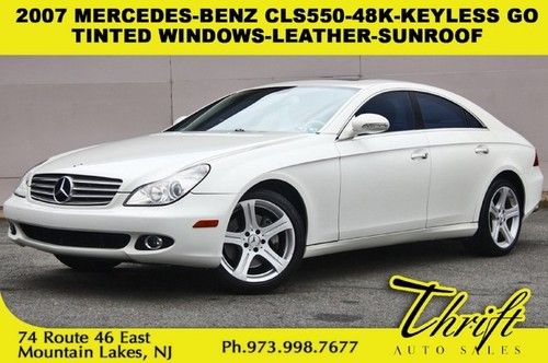 2007 mercedes cls550-48k-keyless go-tinted windows-leather-sunroof