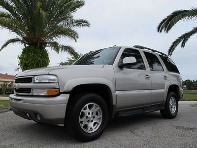 2005 chevrolet tahoe z-71 4x4 3rd row leather suburban very clean low reserve no