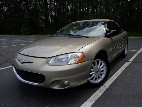 2002 sebring lxi convertible! 96k miles! leather! cd! very clean! 2003 2004