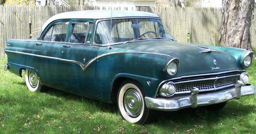 1955 ford town sedan  low miles 1 owner rare find