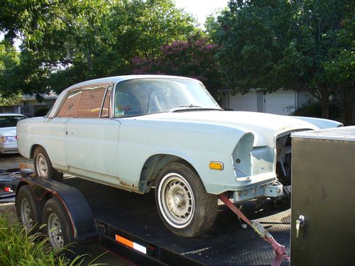 1971 mercedes 280se 3.5 coupe for restoration. texas car!!!
