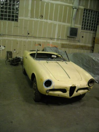 1959 alfa romeo guilietta 750 spider
