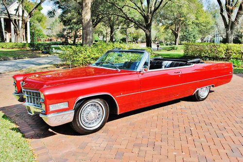 Simply beautiful 1966 cadillac deville conertible low miles stunning no reserve