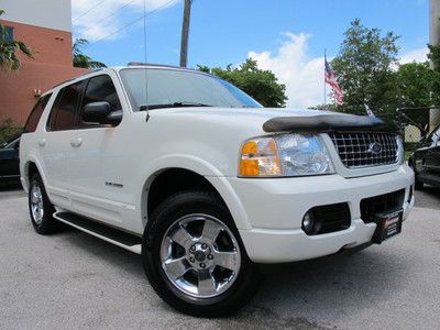 V8 rwd explorer limited leather sunroof chrome 1-owner clean carfax guarantee
