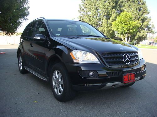 2006 mercedes-benz ml350 4matic blk/blk  clean carfax ca suv