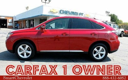 2010 lexus rx 350 carfax certified one owner factory fog lights low miles
