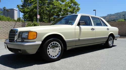 1986 mercedes 420sel with 51200 miles and full service history! ca 2 owners. wow