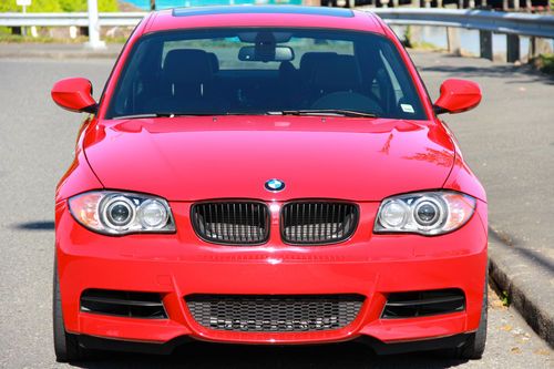 2011 bmw 135i - crimson red - m sport package, manual