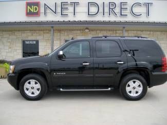 08 chevy 4wd leather side steps roof rack 85k mi black net direct auto texas