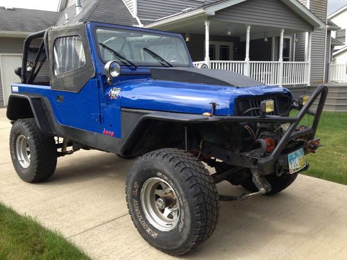 1993 jeep wrangler yj lifted and built