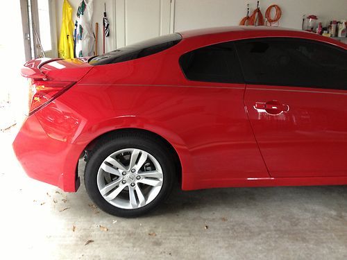 2012 nissan altima coupe low miles! spoiler, tint, leather steering wheel &amp; knob