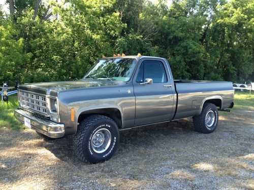 1979 chevrolet c-10 4x4 truck all original 61k miles nice