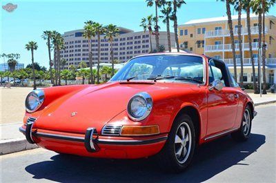 69 912 targa, superbly original rust free california black plate car