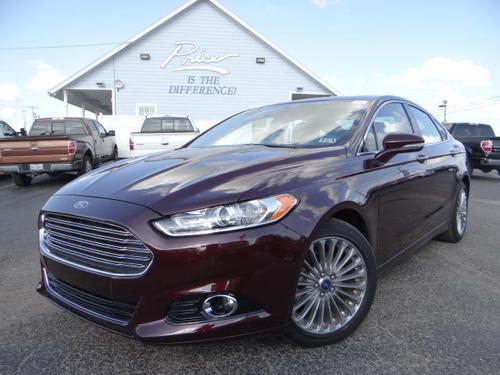 2013 ford fusion titanium ecoboost ford certified turbo leather loaded