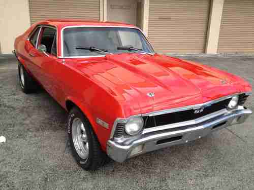 Buy used 1970 CHEVY NOVA SS ORIGINAL ENGINE, RED ORANGE ...