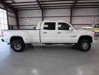 White crew cab duramax diesel allison 1owner new tires leather sunroof financing