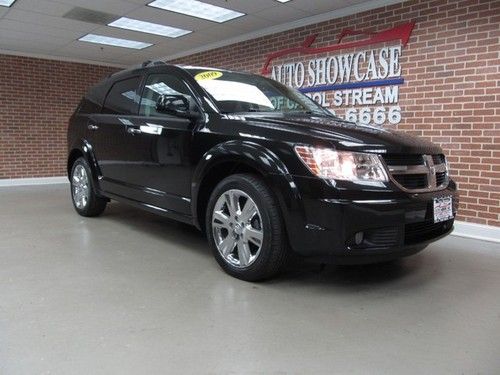 2009 dodge journey r/t 3rd row seat leather seats backup camera