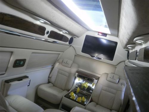 2012 black 7 passenger luxury custom limo van for sale #732