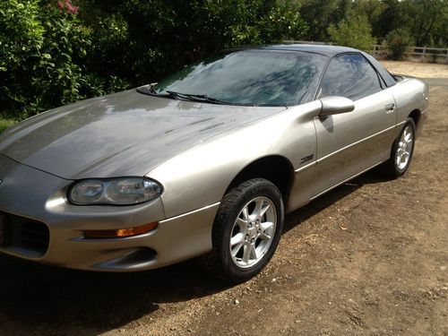 2002 z28 camaro, silver, needs engine &amp; transmission