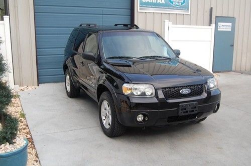 One owner 2007 ford escape hybrid gas electric 36 mpg sunroof leather fwd suv 07