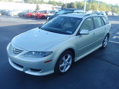 2005 mazda6 wagon leather sunroof v6 automatic mazda 6 s 6s low miles one owner