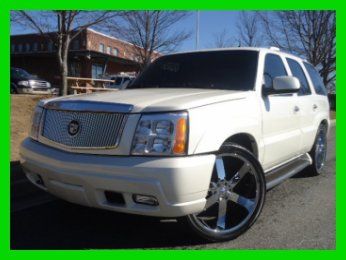 5.3l white diamond sunroof lowered 24's 2 owner clean carfax only 87k miles