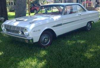 1963 1/2 ford falcon sprint coupe v-8 automatic low miles great cond classic