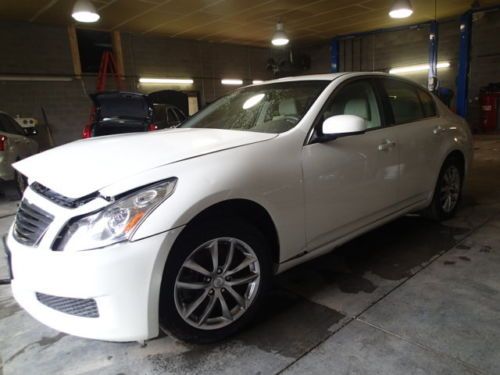 2007 infiniti g35x, salvage, damaged, wrecked, runs and lot drives, sedan, awd