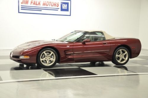 03 50th anniversary convertible magnetic ride low miles red head up clean 04 05