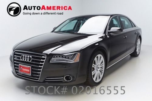 24k low miles 1 one owner audi a8l v8 leather nav roof camera autoamerica