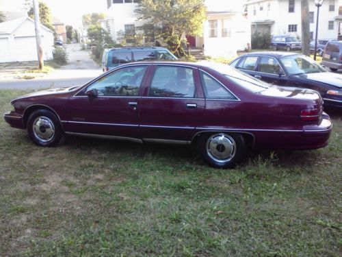 1992 chevrolet caprice police package sedan!! no reserve!!! one owner!!