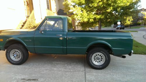 1971 chevrolet c-10 4x4 short bed 350 ram jet engine automatic with a/c