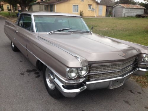 1963 cadillac deville 2 door   texas project car ratrod solid body and frame