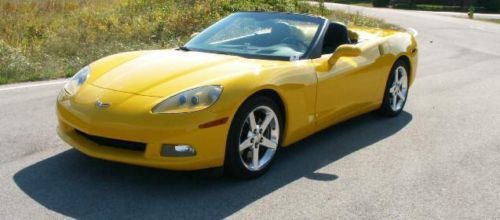 2005 yellow chevrolet corvette - immaculate garaged one owner with many options!