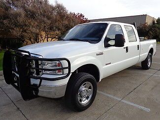 2007 ford f250 xlt crew cab long bed powerstroke diesel-4x4-no reserve