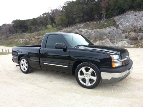 2003 chevrolet silverado lowered on 20&#039;s